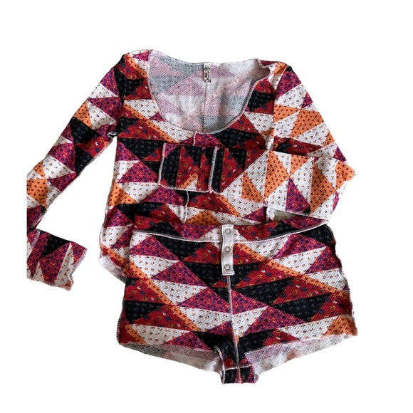 Free People Intimately Thermal 2 Piece Set - Picture 1 of 5